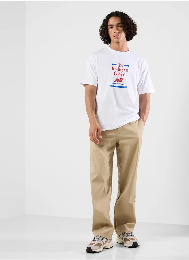 نيو بالانس تيشيرت أثليتيكس ريلاكسد ساينس