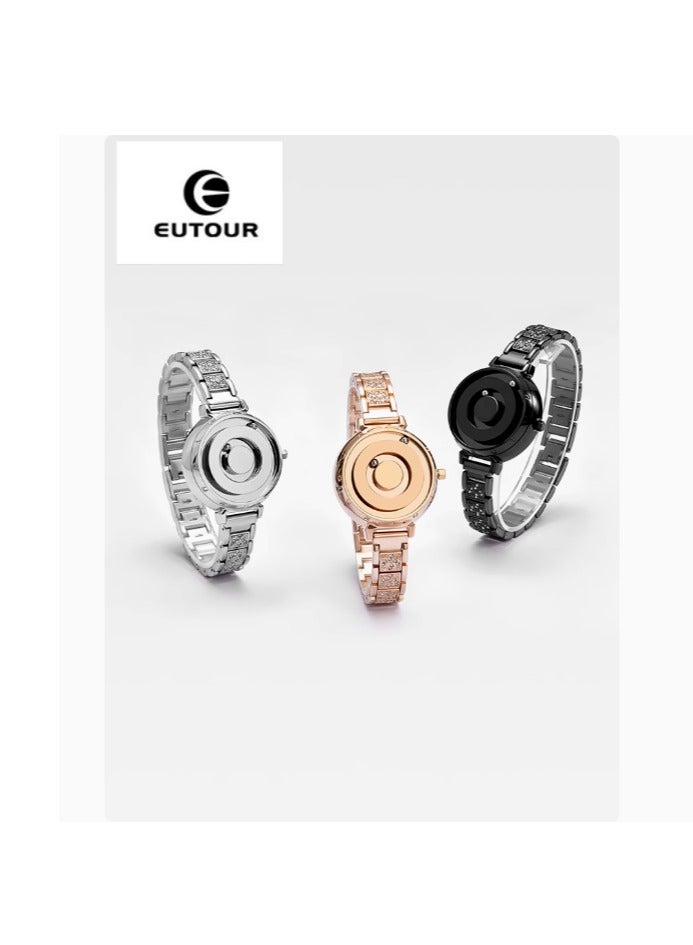 EUTOUR Magnetic Bead Concept Watch Fashion Luxury Business Quartz Watch - Image 3