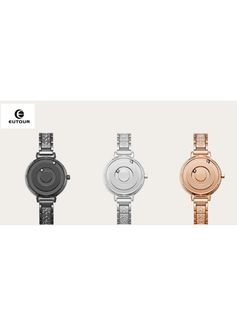 EUTOUR Magnetic Bead Concept Watch Fashion Luxury Business Quartz Watch - Image 4