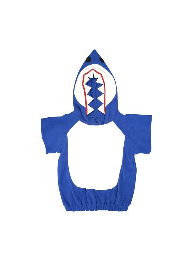 EraSpooky Shark Short Hoodie for Kids Boys Toddler Shark Costume Halloween Animal Outfit Short Sleeve - Image 5