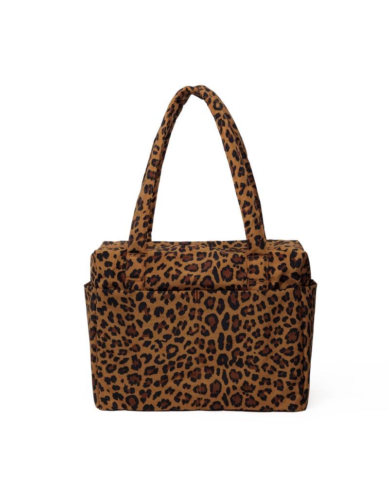 BAGGU Small Cloud CarryOn Leopard