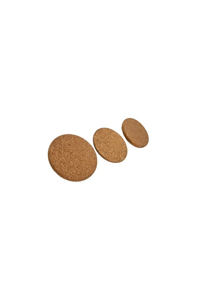 Brown Cork Coaster Set of 3 - Image 2