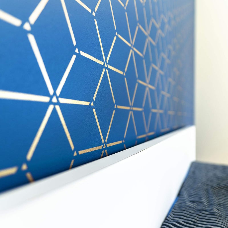 STENCILITÂ® Rhombus Wall Stencil for Painting - 2 Pack of 17x32 in Stencil, Geometric Stencils for Painting Large Pattern, Large Wall Stencils - Image 2