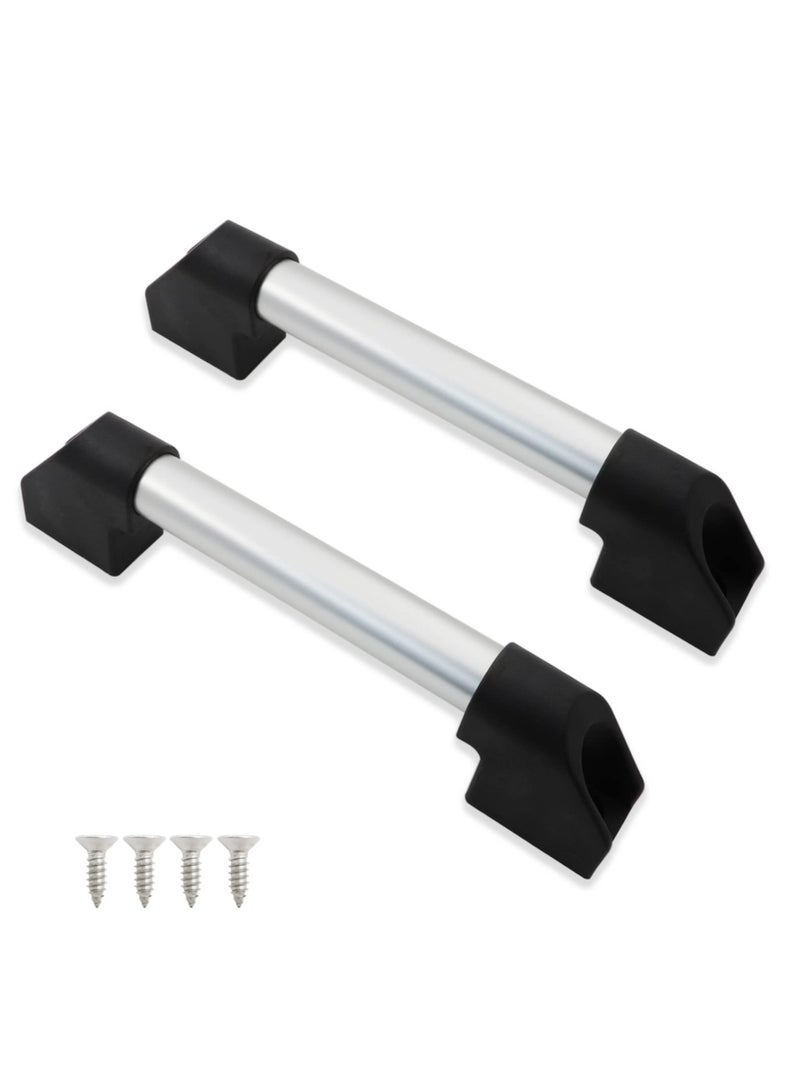 Excefore Rv Grab Door Handle, Aluminum For Camper, Trailer, Cargo Trailer, Motor Home, Boat, Automotive, Cart, 2 Pack, Come With Screws  - Image 1