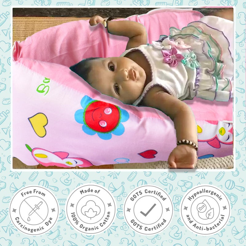 ParentsLap Gem Baby Sleeping Bag Cum Carrying Bag (Pink) - Image 4