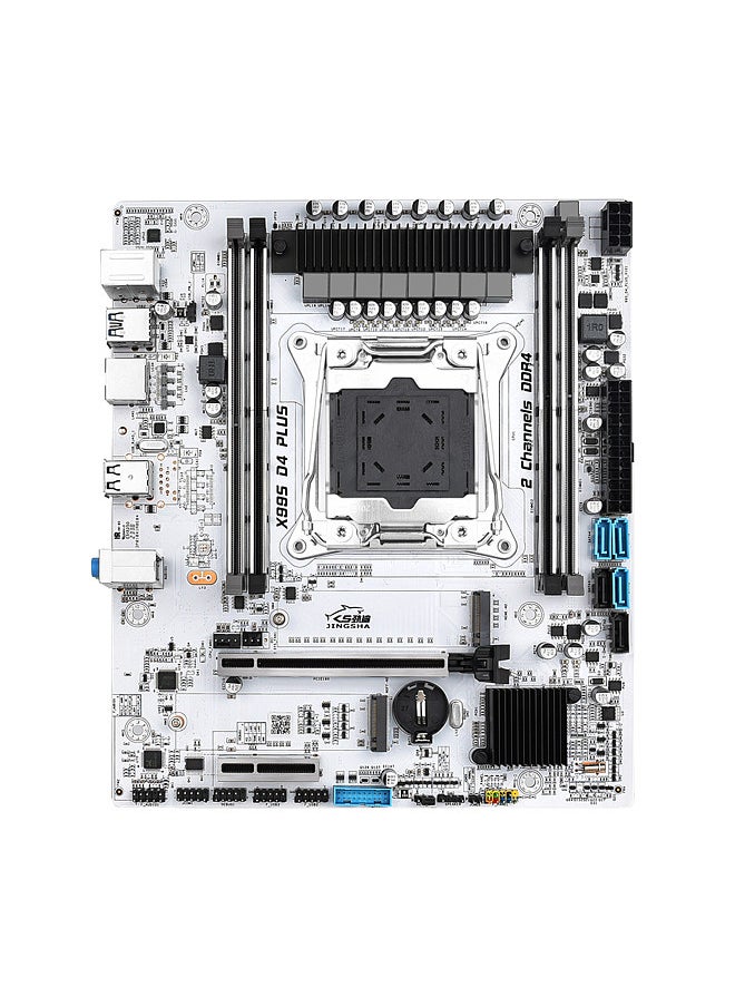 JINGSHA - LGA 2011-3 V3/V4 Intel Xeon Desktop MATX Motherboard PCI-E 3.0 X16 Home Office Gaming Motherboard 4*DDR4 128GB SATA3.0 Gigabit Ethernet 4*USB3.0 WIFI M.2 NVME NGFF - Image 1