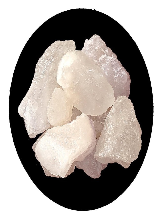 ABS Herbals: Organic Alum Stone, Fitkari Stone, Phitkari Stone, Organic Alum Blocks,Shaving, Natural Fitkari Stone for Skin Tightening & Water Purification, for Skin Tightening & Water Purification,. Crystal White Alum Bar for Underarms & Shaving. ( Pack of 400GM ) - Image 3