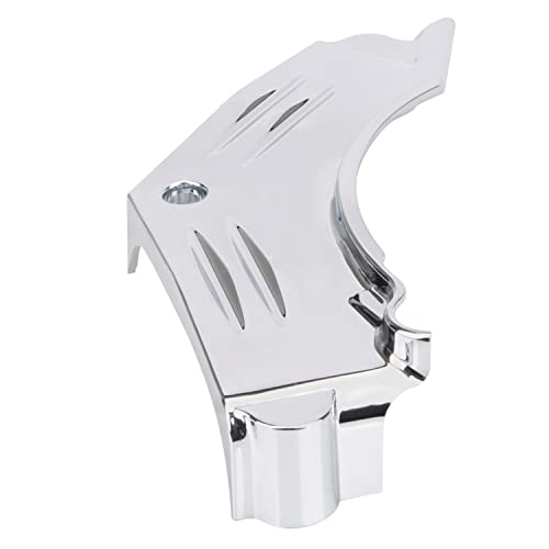 XMMT Motorcycle Chrome Cylinder Base Cover Compatible for 2000-2006 Harley Softail, 1999-2006 Touring Electra Road Glide FLHT FLHR FLTR, 1999-2005 Dyna FXDWG - Image 3