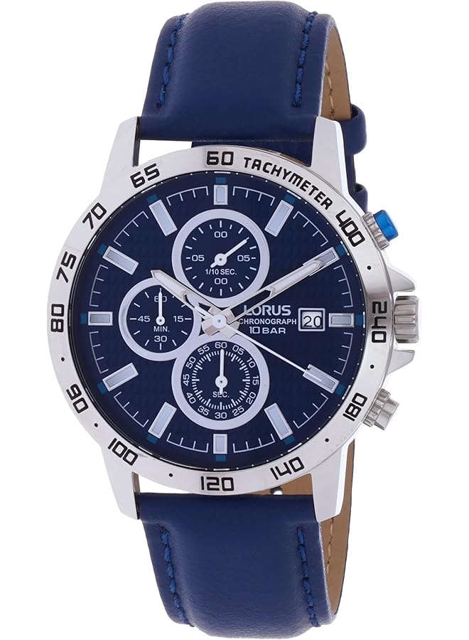لوراس ساعة رياضية كرونوغراف بسوار جلدي للرجال Rm307Gx9 - Image 1