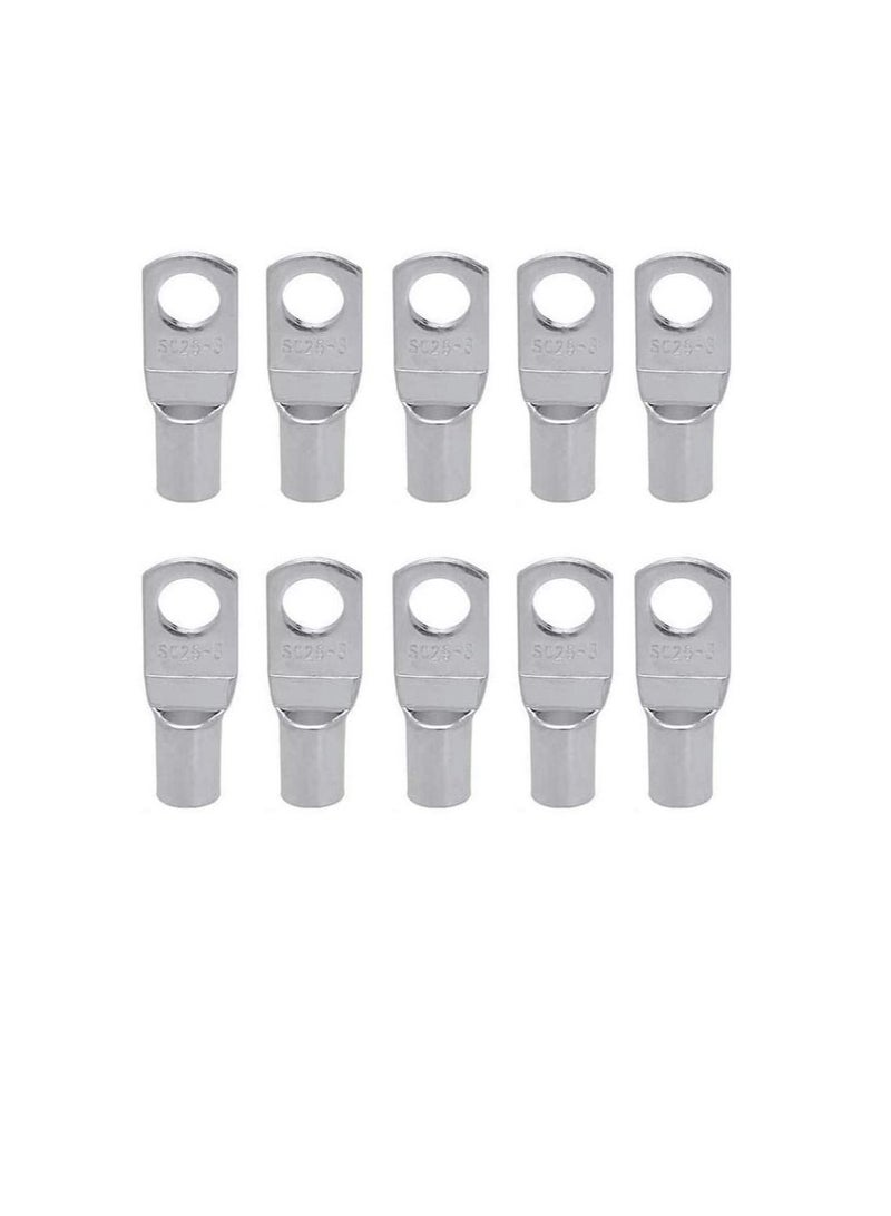 Copper Cable Lugs 10Pcs Set-Wire Terminals, Connector Cable lugs Ring Battery SC Terminals, for Marine, Solar, Automotive, Electric, Home Applications etc (Hole Size 10mm, Cable Size 300mm)  - Image 1