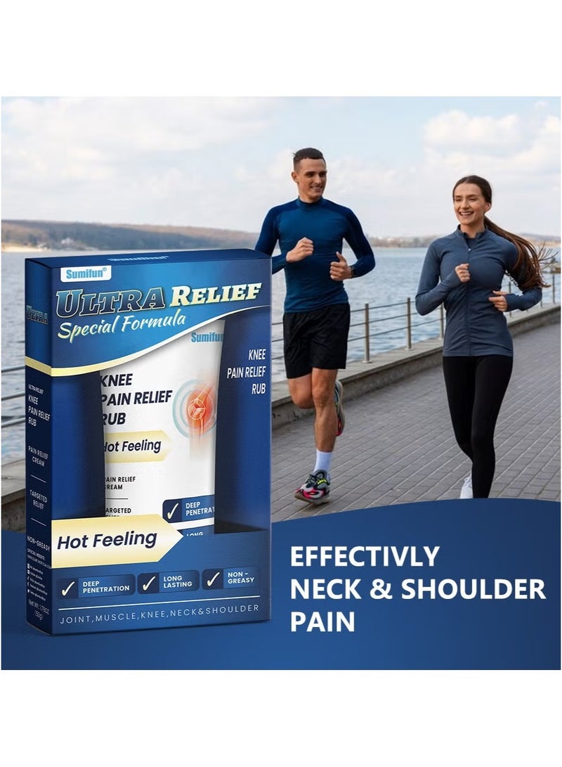 Sumifun Knee Joint Care Cream, Relieves Knee Pain and Discomfort, Natural Herbal Extract 50g - Image 4