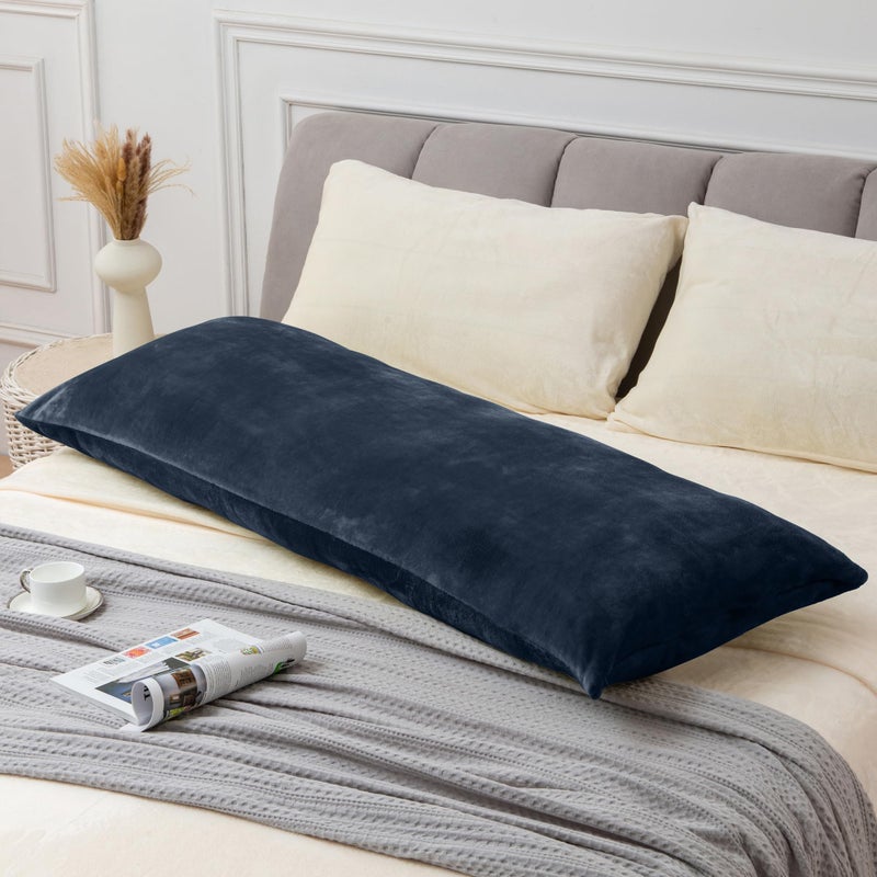 بيديليت غطاء وسادة الجسم بديليت مع إغلاق سستة فائقة ناعمة ودافئة غامض سادة سادة الجسم الغطاء 20 × 54 بوصة وسادة وسادة الجسم الطوي - Image 2