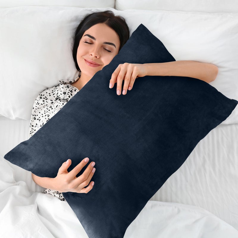 بيديليت غطاء وسادة الجسم بديليت مع إغلاق سستة فائقة ناعمة ودافئة غامض سادة سادة الجسم الغطاء 20 × 54 بوصة وسادة وسادة الجسم الطوي - Image 5