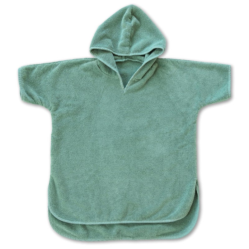 Natemia Hooded Towel Poncho â€“ 100% Organic Cotton - Kids & Toddler Beach Towel with Hood - GOTS Certified - Gentle on Sensitive Skin - Cozy Swim & Bath Towel for Boys, Girls - Perfect Registry Gift - Image 1