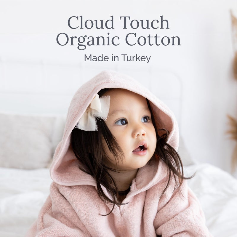 Natemia Hooded Towel Poncho â€“ 100% Organic Cotton - Kids & Toddler Beach Towel with Hood - GOTS Certified - Gentle on Sensitive Skin - Cozy Swim & Bath Towel for Boys, Girls - Perfect Registry Gift - Image 2