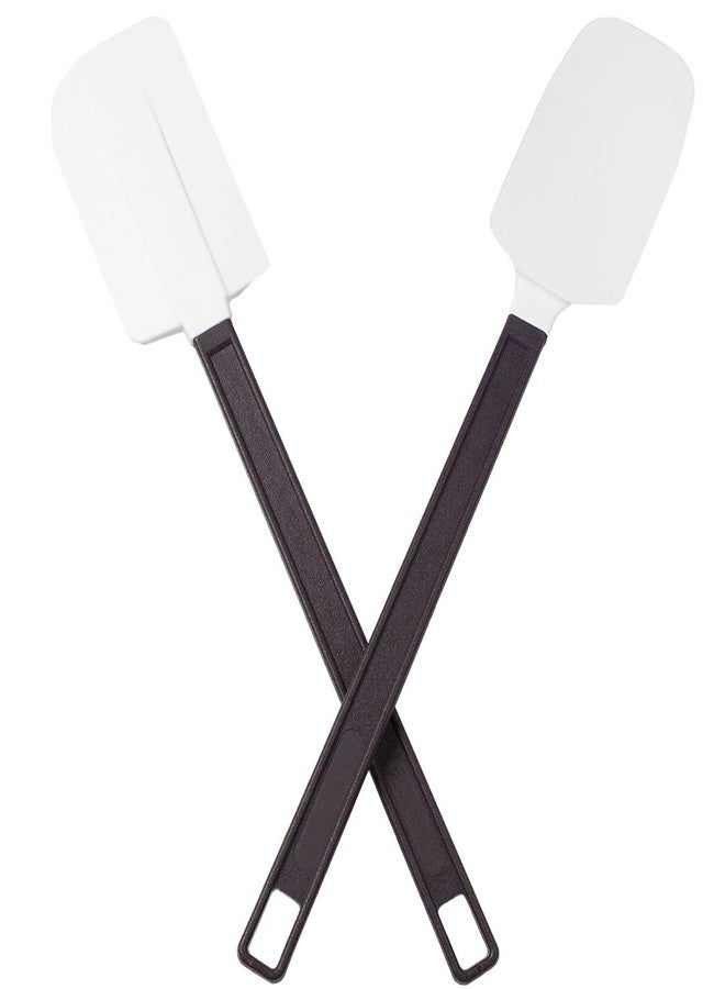 أفانت جراب طقم ملاعق ومكاشط سيليكون عالي الحرارة من أفانت جراب، بطول 14 بوصة! طول إضافي للوصول إلى الأطباق العميقة. مواد عالية المتانة، بجودة المطاعم، لا تنكسر حتى مع الاستخدام المكثف. - Image 1