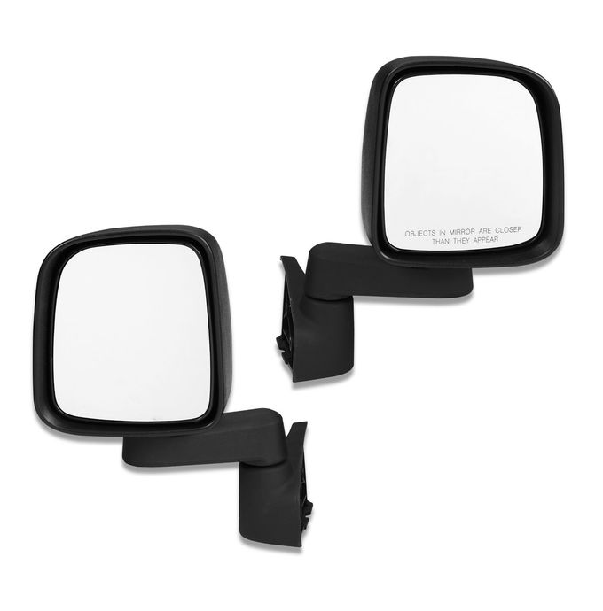 Bestop 5126101 HighRock 4x4 Replacement Mirror Set for Wrangler 19882006