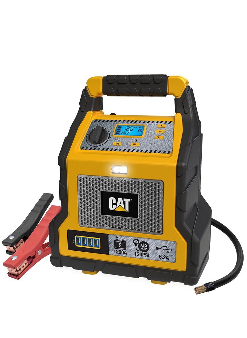 CAT - 1200 Peak Amp Professional Power Station With  Jump Starter And Compressor CJ1000DXTUK - Image 1