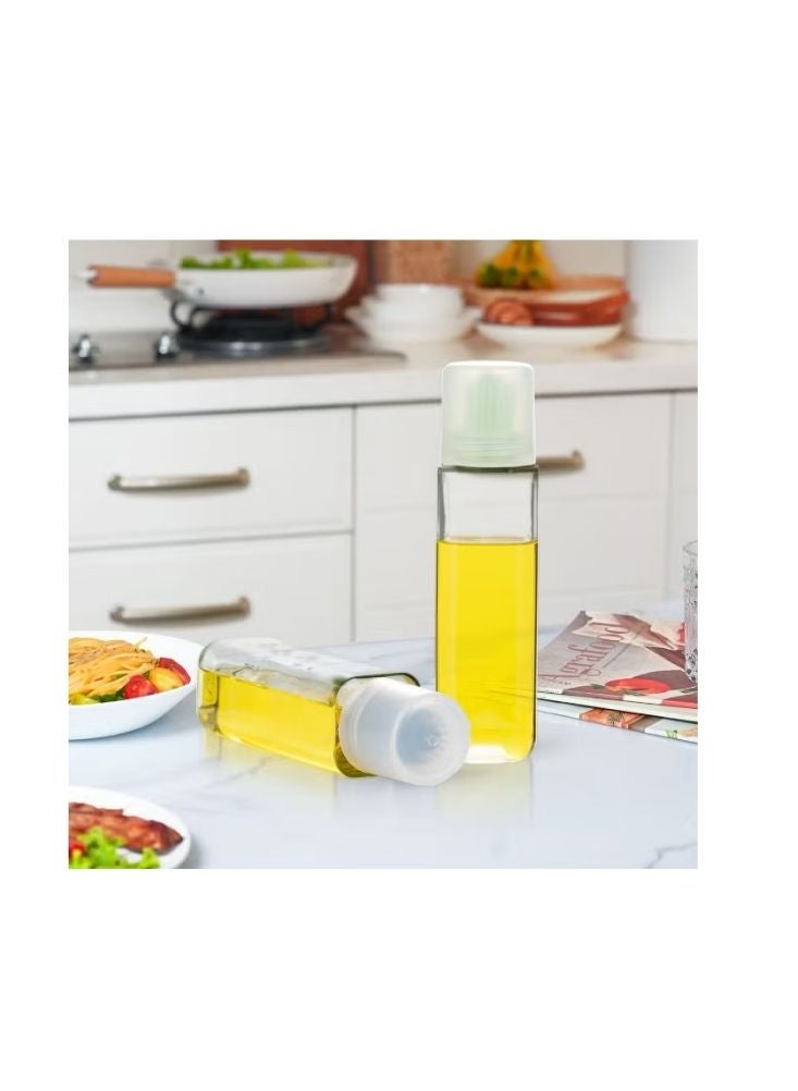 ترافل زجاجات زيت سفر مدمجة / موزعات فرشاة سفر (مجموعة من قطعتين) - Image 2