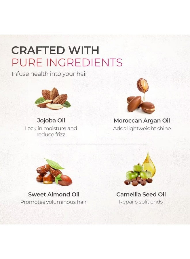 TYMO Weightless Hair Oil | Organic Nourishing Hair Treatment for Shine, Smoothness and Protection | Vegan Hair Serum Perfect for Dry, Damaged, Frizzy and Curly Hair, 2.7 Fl Oz - Image 2