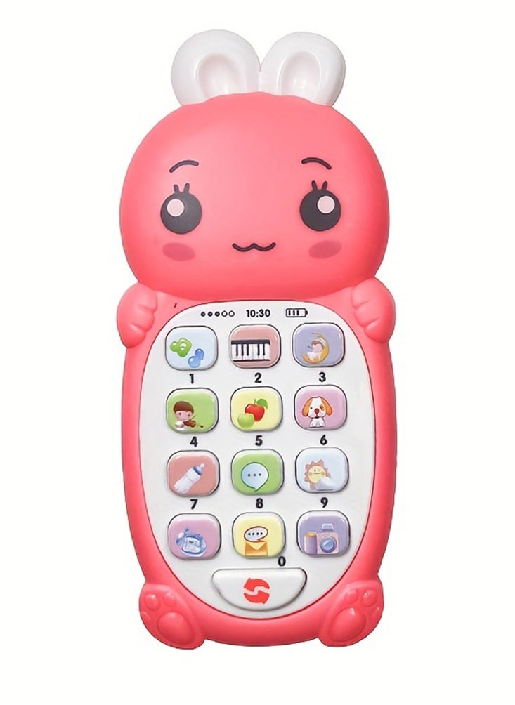 Generic Musical phone for children in the shape of a rabbit. It gives the child enjoyable times and develops his mental skills. It is suitable for boys and girls over 18 months old.  - Image 1