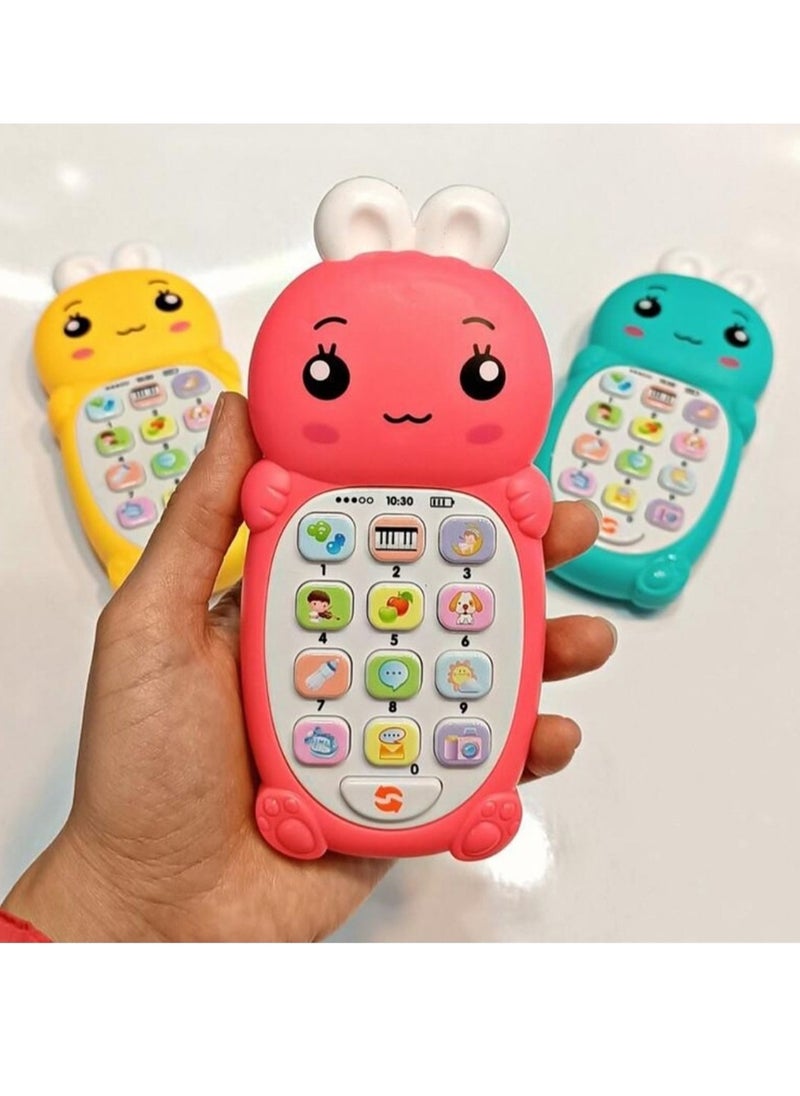 Generic Musical phone for children in the shape of a rabbit. It gives the child enjoyable times and develops his mental skills. It is suitable for boys and girls over 18 months old.  - Image 2