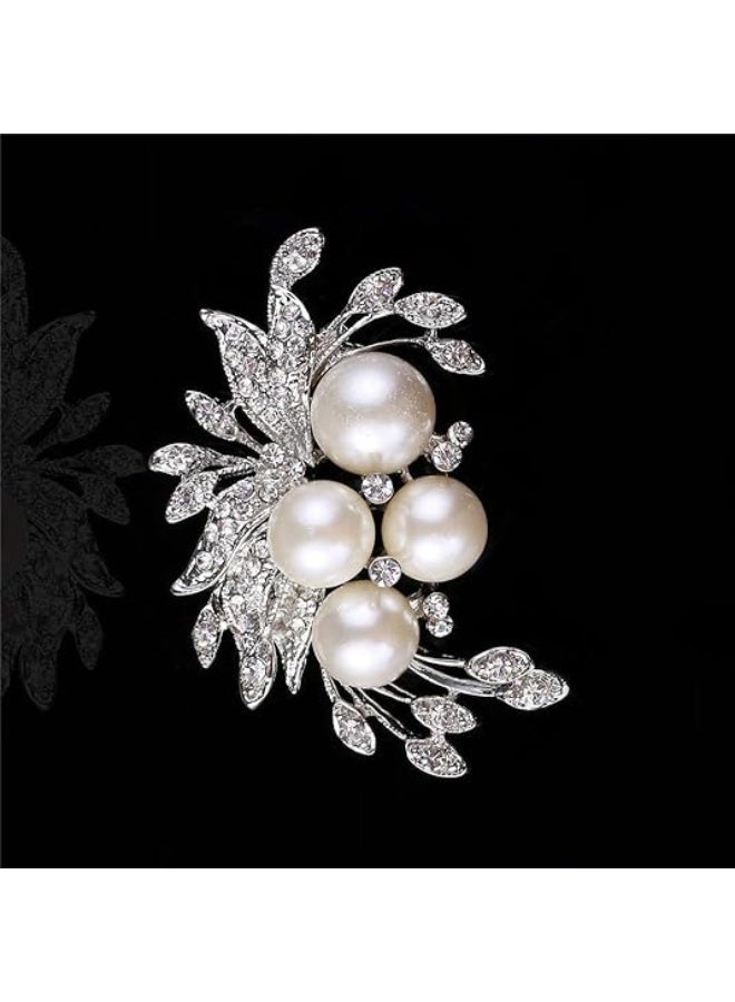 Diamond Brooch Pin Badge - Fashion Crystal Scarf Brooches for Women - Elegant Jewelry Pins - Convenient and Attractive - Image 3
