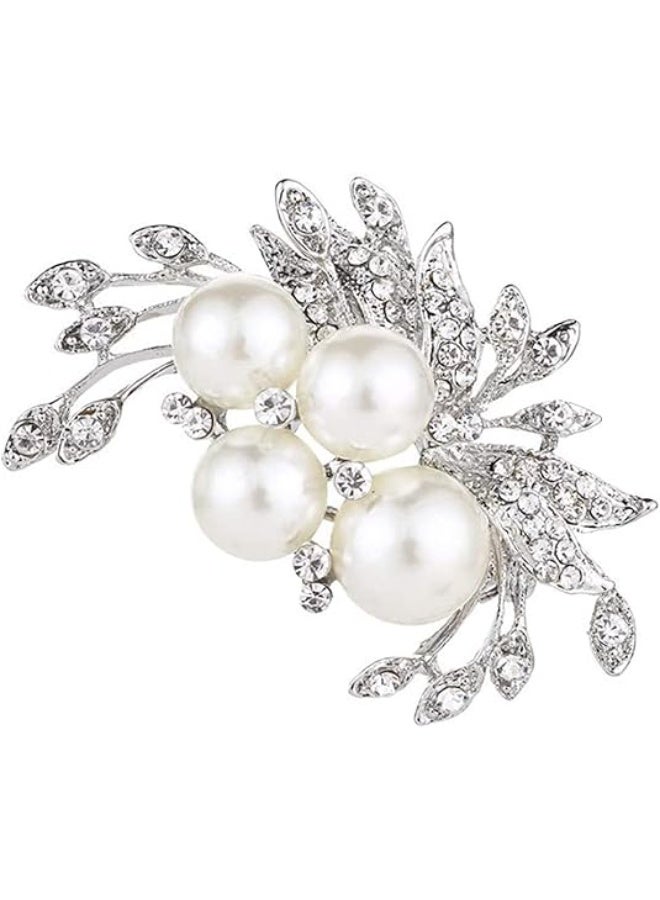 Diamond Brooch Pin Badge - Fashion Crystal Scarf Brooches for Women - Elegant Jewelry Pins - Convenient and Attractive - Image 2