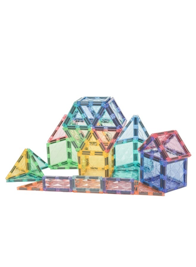 Lerni Toys Magnetic construction set COLORMAG 60 pcs. - pastel - Image 4