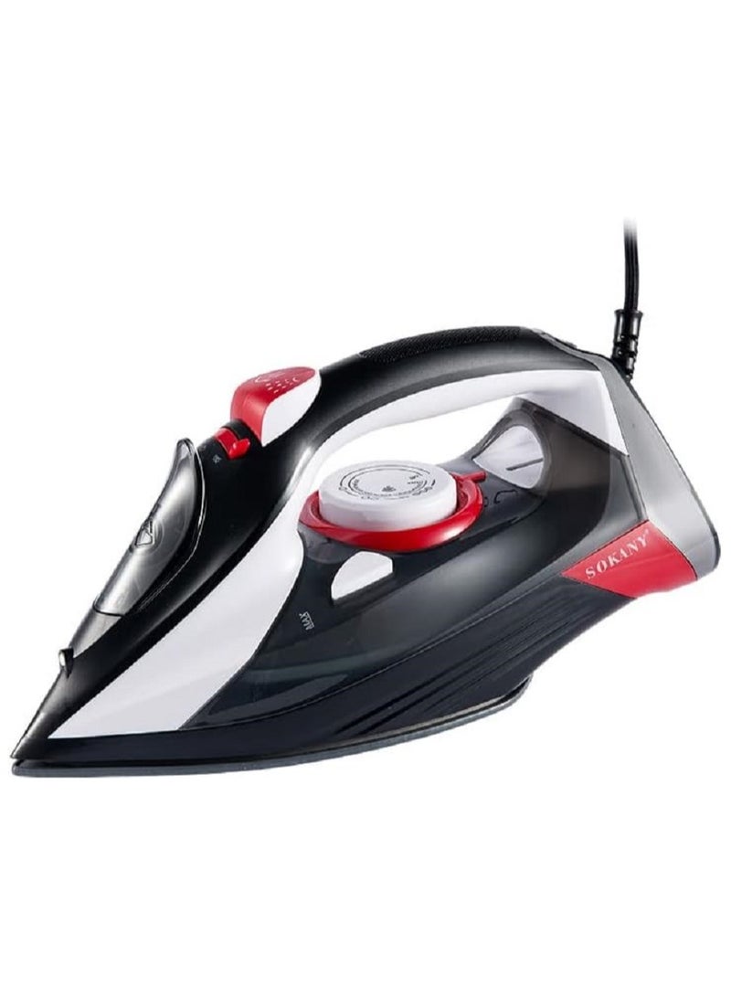 sokany SOKANY SK-285 Steam Iron 2600 W/300Ml Water Tank Ceramic Soleplate - Image 2