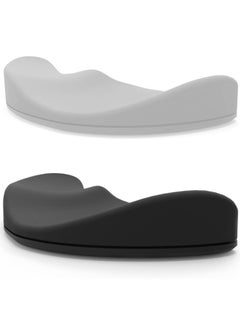 Oasisgalore 2 PCS Ergonomic Mouse Wrist Rests, Black/Gray, for Pain Relief & Pressure Release During Office, Gaming, Coding  - Image 1