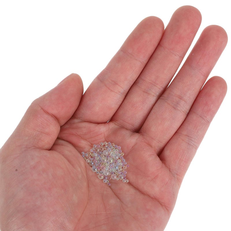 Iridescent Glass Beads 0 4 3mm 100g Vase Fillers DIY Nail Art Jewelry Making Craft Supplies - Image 5