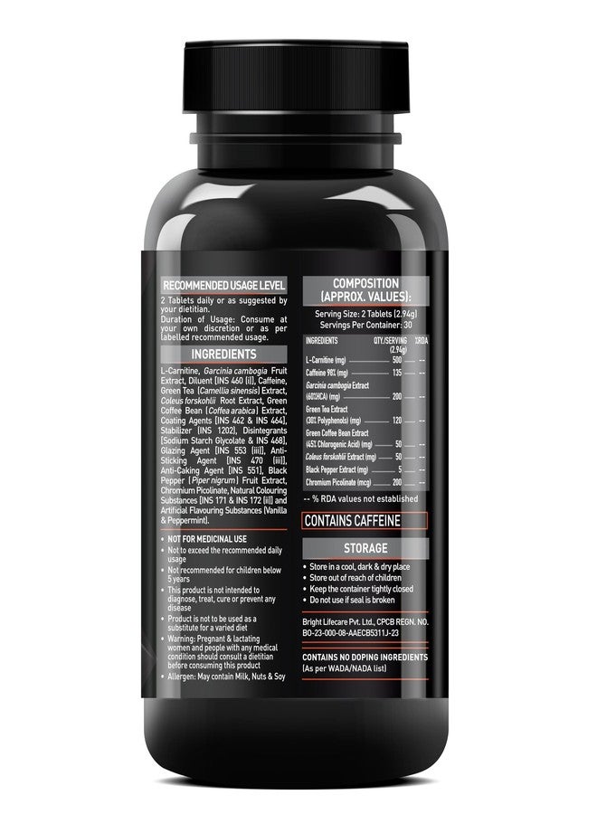 MuscleBlaze MB-Burner PRO, 60 Tablets - Image 3