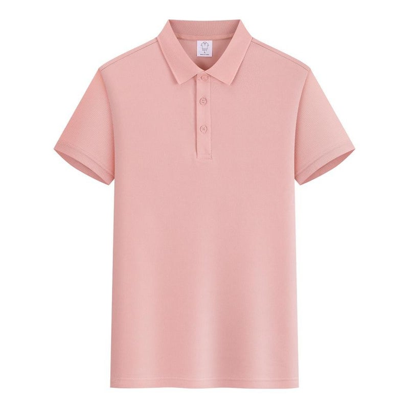 Polo Shirt With Lapel Short Sleeve Corporate Advertising Shirt Overalls Men'S European Size Plus Size T-Shirt Cultural Shirt With Logo Printing - Image 3