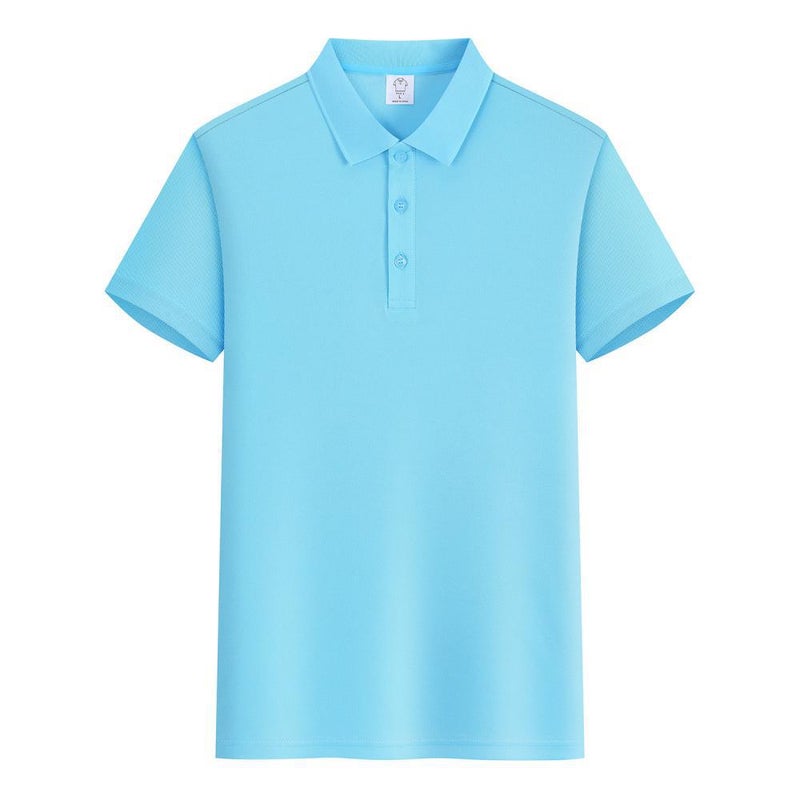 Polo Shirt With Lapel Short Sleeve Corporate Advertising Shirt Overalls Men'S European Size Plus Size T-Shirt Cultural Shirt With Logo Printing - Image 1
