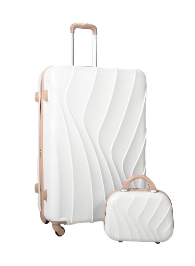 MORANO 5-Piece Luggage Trolley Set Special Beige and Khaki  - Image 4