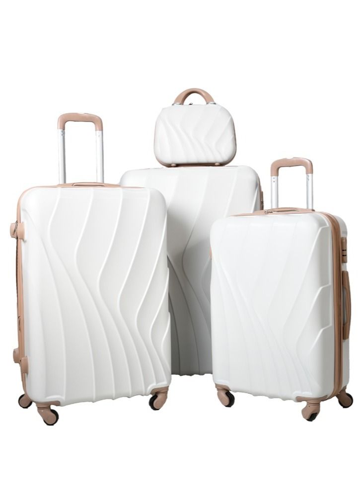 MORANO 5-Piece Luggage Trolley Set Special Beige and Khaki  - Image 2