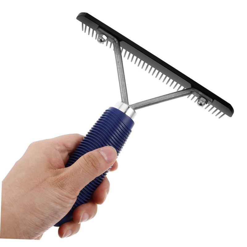 Stainless Steel Dematting Brush For Horses Dogs And Other Animals - Image 4