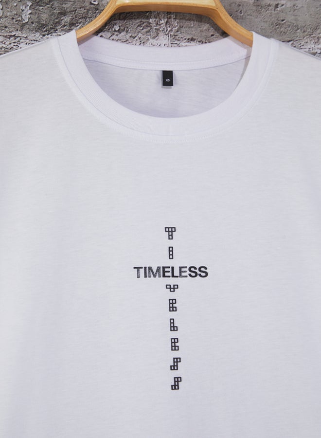 trendyol Men's White T-shirt - Image 3
