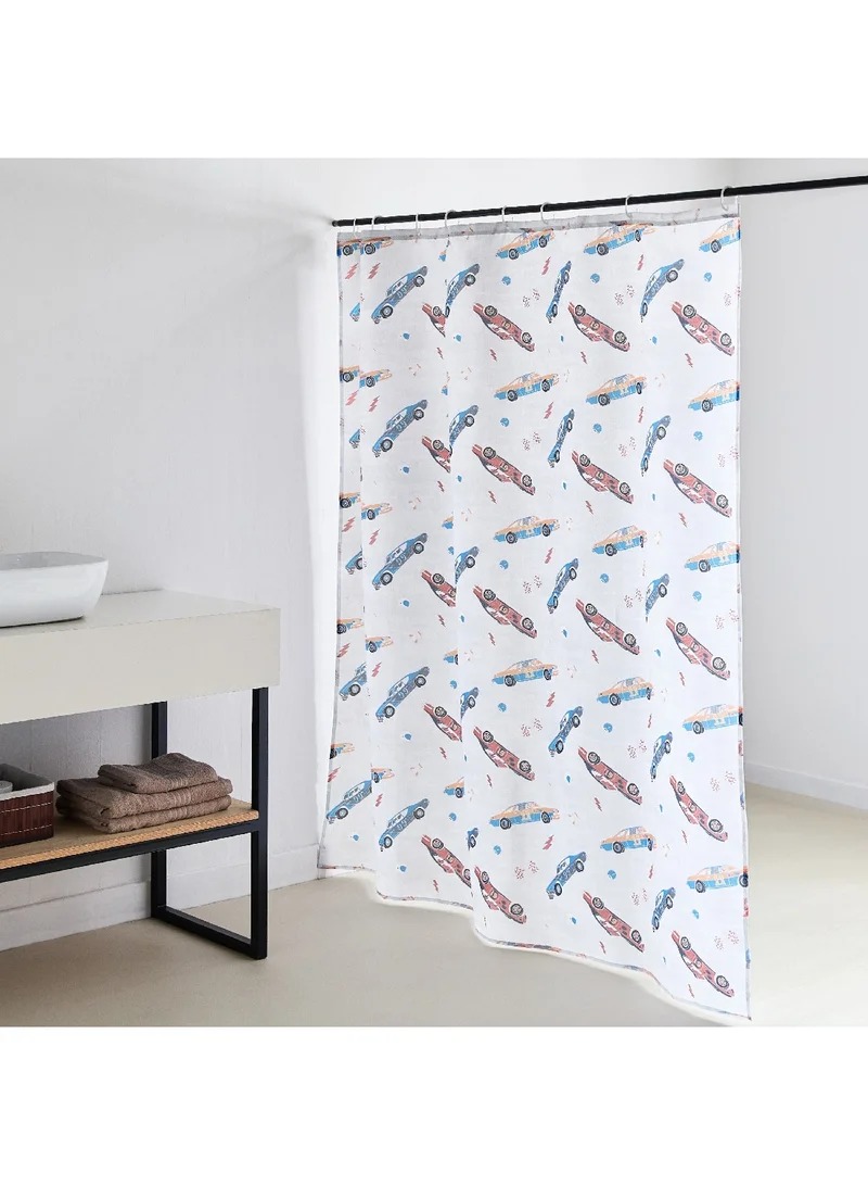 Home Box Tom Gearhead 90 GSM Gemini Shower Curtain 180 x 180 cm