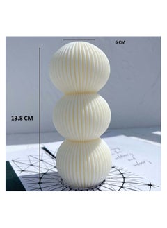 Inches Home Cylinder Balls Candle  - Image 2