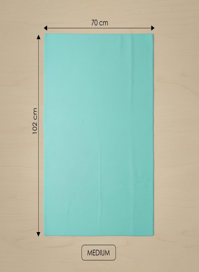 BabyMoo Changeable Dry Sheet I Water-Resistant Bed Protector Sheet I Baby Water Proof Dry Sheet (1, Sea Green, Medium) - Image 2