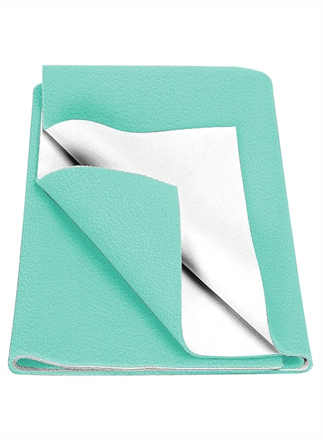 BabyMoo Changeable Dry Sheet I Water-Resistant Bed Protector Sheet I Baby Water Proof Dry Sheet (1, Sea Green, Medium) - Image 1