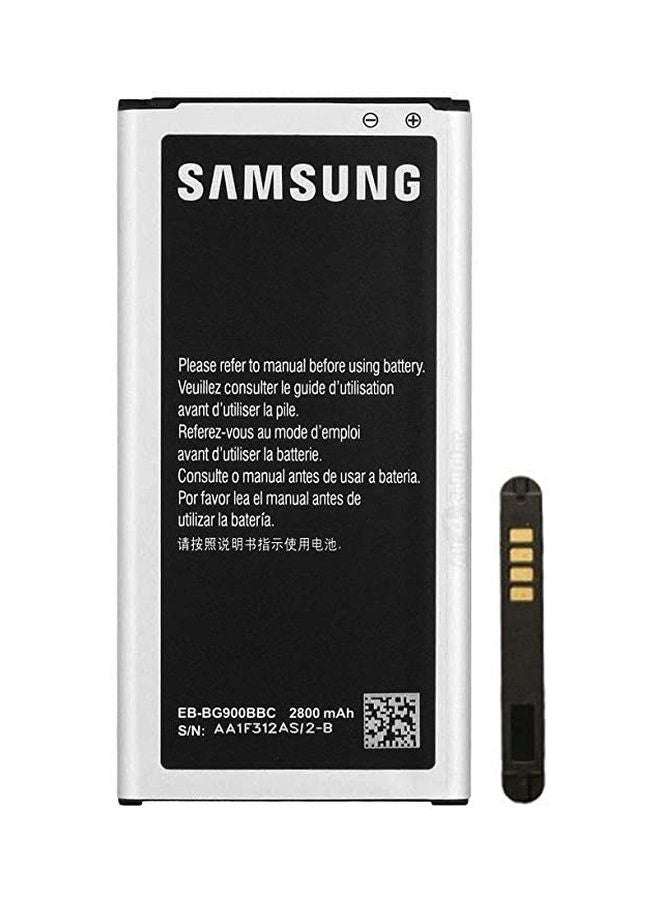 سامسونج بطارية بديلة لهاتف سامسونج جالاكسي S5 2800.0 mAh أسود/فضي - Image 4