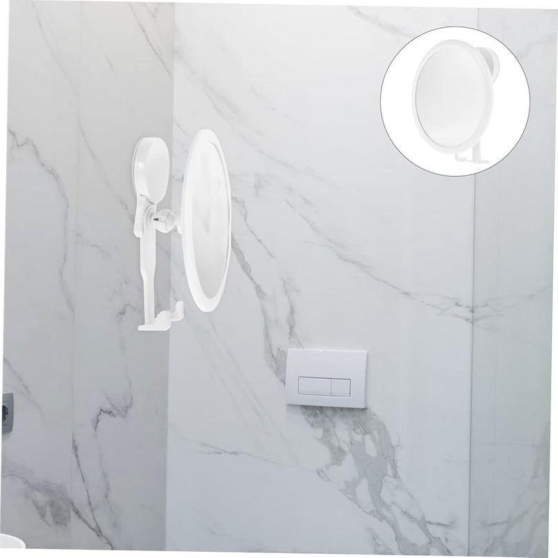 Wall Mounted Makeup Mirror Adhesive Bathroom Vanity Mirror For Easy Storage - Image 4