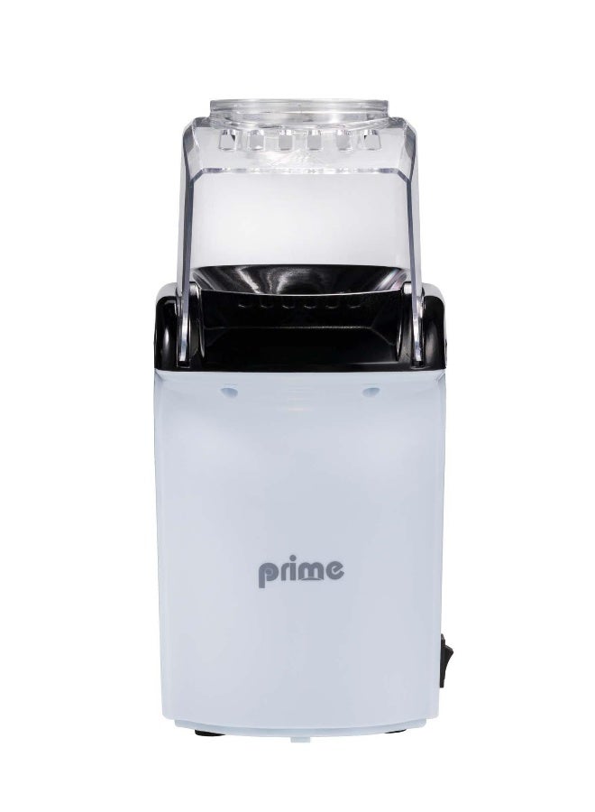 Prime صانعة الفشار – 1200 واط، سعة 60 جرام، أبيض، إيقاف تلقائي، حماية من السخونة الزائدة - Image 1