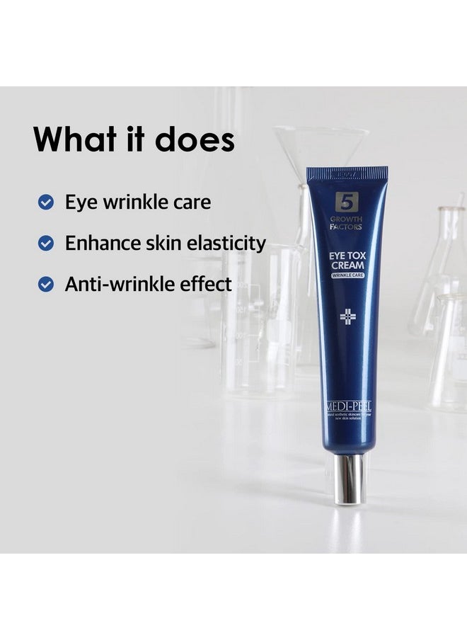 MEDI-PEEL Eye Tox Cream 1.35Fl.Oz. / 40Ml, Firming Eye Cream, Anti-Wrinkle Effect, Brightening, Collagen, Peptides, Hydrating Eye Area, Eye Cream For Puffiness, Under Eye Care, Sagging Eye Soultion 
