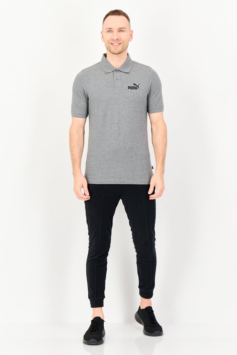 PUMA Men Sportswear Fit Short Sleeve Outdoor Polo Shirt, Grey - Image 2