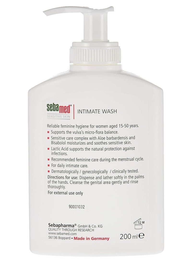 Sebamed غسول نسائي حمضي 3.8 200 مل - Image 2