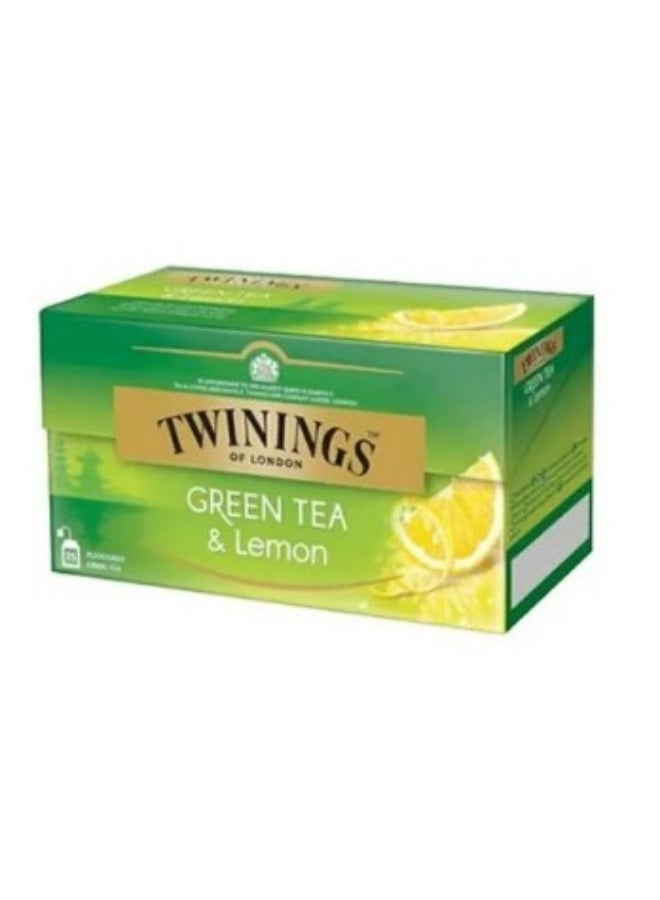 Twinings Green Tea With Lemon - 25 Tea Bags
